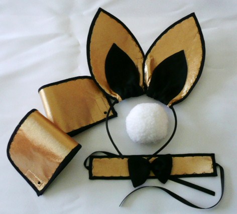playboy-bunny-set--gold-&amp-black--5-piece-set-